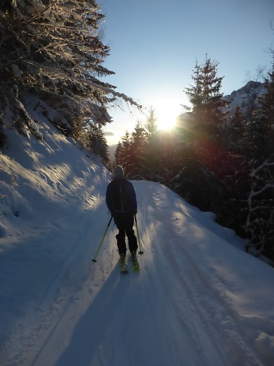 Heading home in to the sunset. So clichéd but in this case very true!