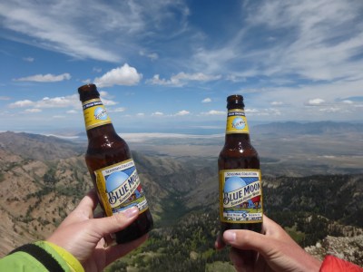 It seemed fitting to drink a Utah beer at the top, overlooking the famous Great Salt Lake