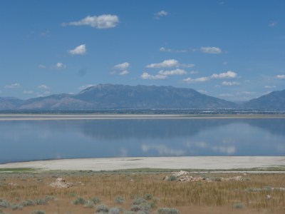 The Salt Lake itself, no-one around but us...