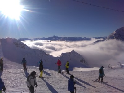 Stunning views above the clouds